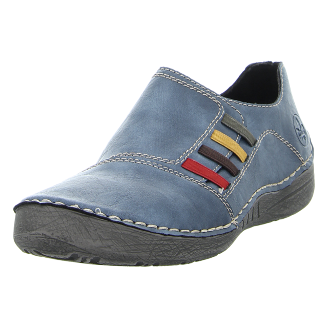 Rieker - 52560-14 - 52560-14 - blau - Slipper