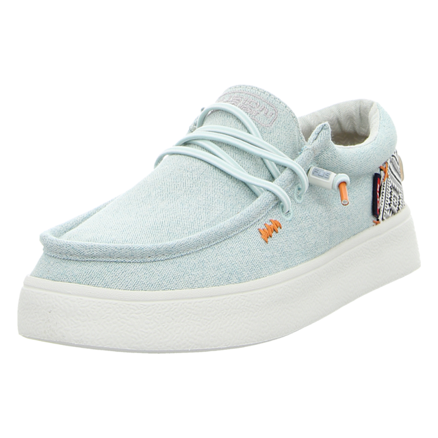 Fusion - EMMA 2.0 FINE CANVAS AQUAMARINE - Emma 2.0 - aquamarine - Schn�rschuhe