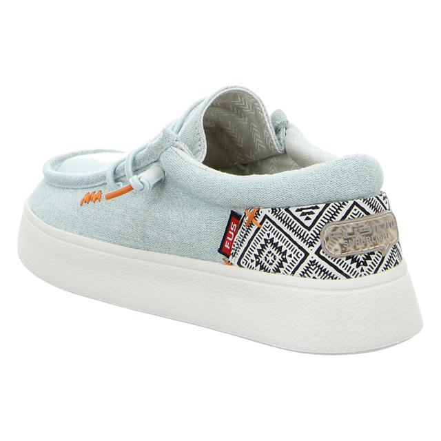 Fusion - EMMA 2.0 FINE CANVAS AQUAMARINE - Emma 2.0 - aquamarine - Schn�rschuhe