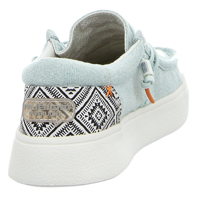 Fusion - EMMA 2.0 FINE CANVAS AQUAMARINE - Emma 2.0 - aquamarine - Schn�rschuhe