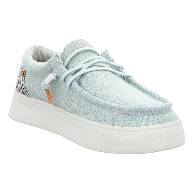 Fusion - EMMA 2.0 FINE CANVAS AQUAMARINE - Emma 2.0 - aquamarine - Schn�rschuhe