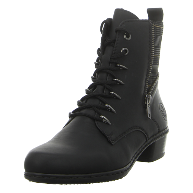 Rieker - Y0700-01 - Y0700-01 - schwarz kombi - Stiefeletten