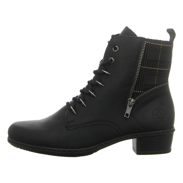 Rieker - Y0700-01 - Y0700-01 - schwarz kombi - Stiefeletten