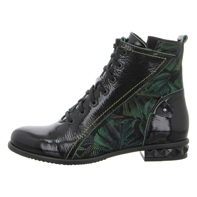 Simen - 7024A SCHWARZ GRN - 7024A SCHWARZ GRN - schwarz grn - Stiefeletten