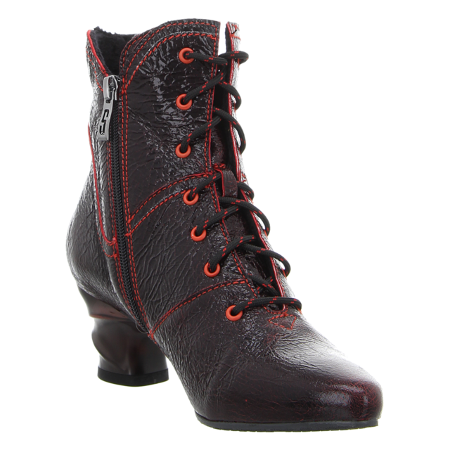 Simen - 7800A SCHWARZ ROT - 7800A SCHWARZ ROT - schwarz rot - Stiefeletten