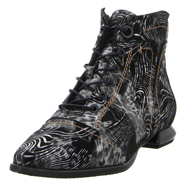 Simen - 8045A SCHWARZ SILBERN - 8045A SCHWARZ SILBERN - schwarz silbern - Stiefeletten