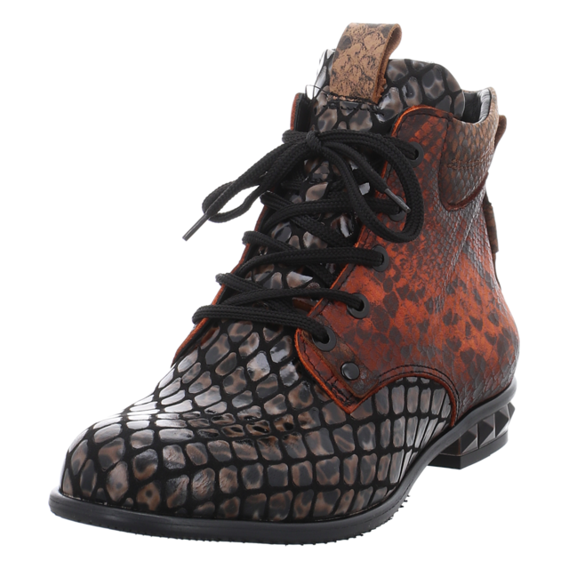 Simen - 7003A SCHWARZ ORANGE - 7003A SCHWARZ ORANGE - schwarz orange - Stiefeletten