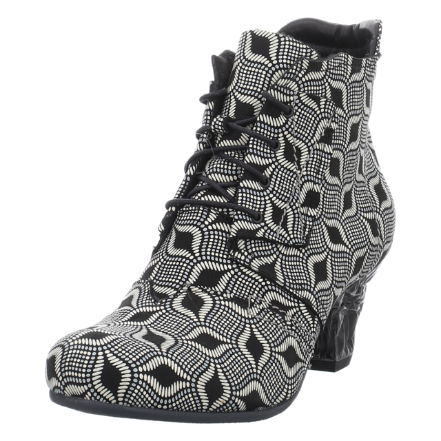 Simen - 8672A SCHWARZ BEIGE - 8672A SCHWARZ BEIGE - schwarz beige - Stiefeletten