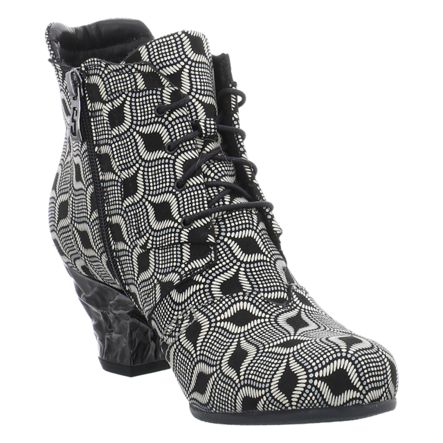 Simen - 8672A SCHWARZ BEIGE - 8672A SCHWARZ BEIGE - schwarz beige - Stiefeletten