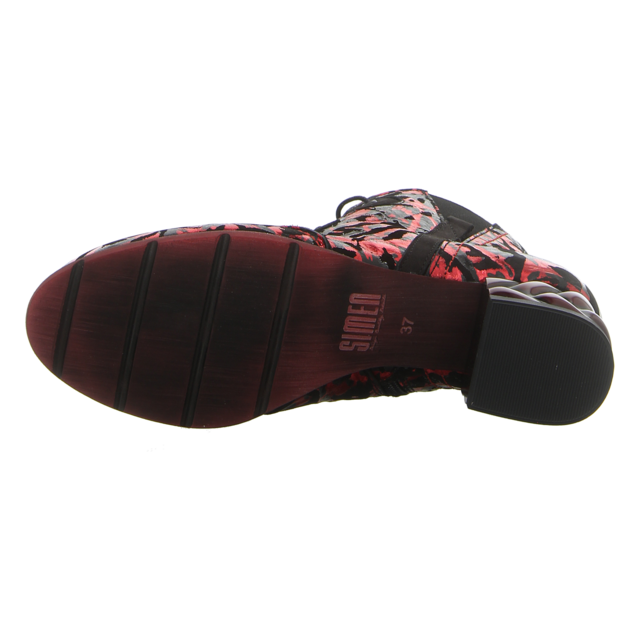 Simen - 5224A SCHWARZ/ROT - 5224A SCHWARZ/ROT - schwarz/rot - Stiefeletten