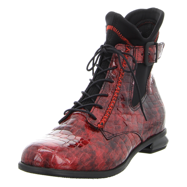 Simen - 6401A SCHWARZ ROT - 6401A SCHWARZ ROT - schwarz rot - Stiefeletten