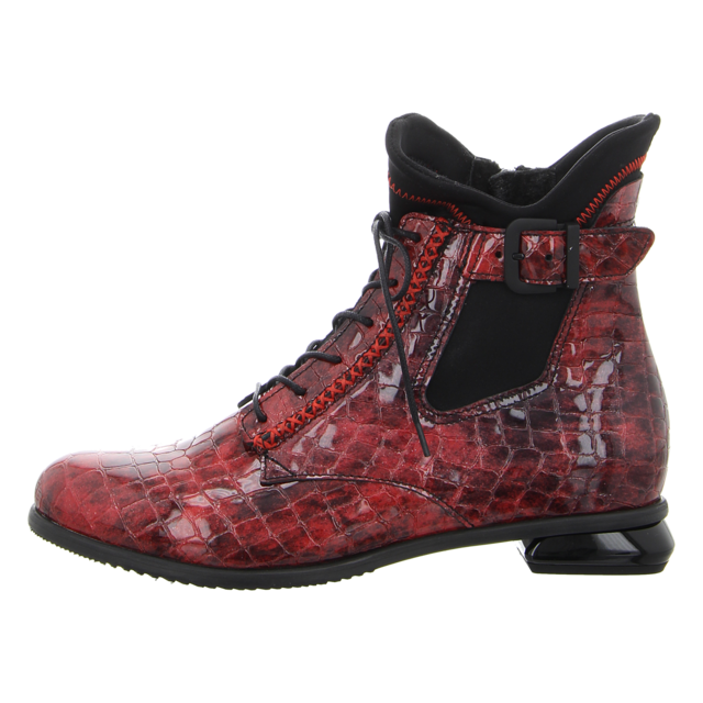 Simen - 6401A SCHWARZ ROT - 6401A SCHWARZ ROT - schwarz rot - Stiefeletten