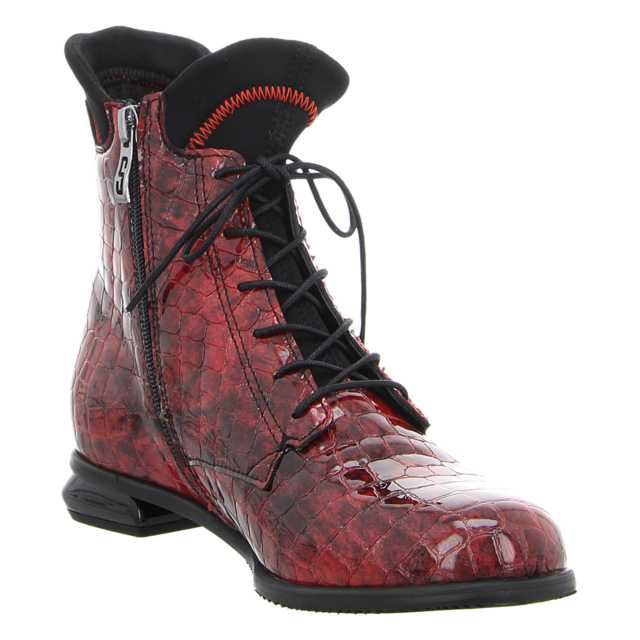 Simen - 6401A SCHWARZ ROT - 6401A SCHWARZ ROT - schwarz rot - Stiefeletten
