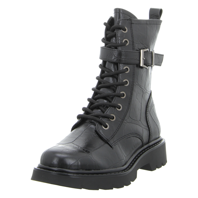 Tamaris - 1-25228-45-028 - 1-25228-45-028 - black croco - Stiefeletten