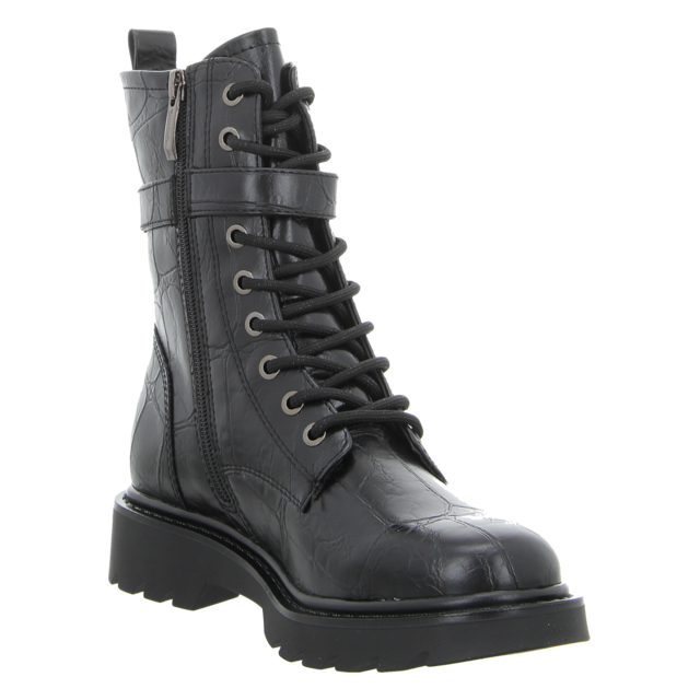 Tamaris - 1-25228-45-028 - 1-25228-45-028 - black croco - Stiefeletten