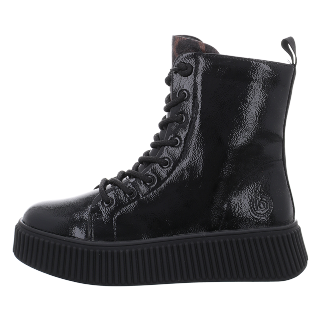 Bugatti - 435-AXC30-5769-1082 - 435-AXC30-5769-1082 - black/animal print - Stiefeletten