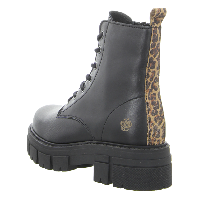 Apple of Eden - AW25-CASTLE 1.1 BLACK/LEO CIGAR - Castle 1 - black - Stiefeletten