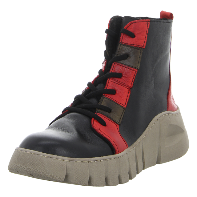Gemini - 033317-02/956 - 033317-02/956 - schwarz/rot/grn - Stiefeletten