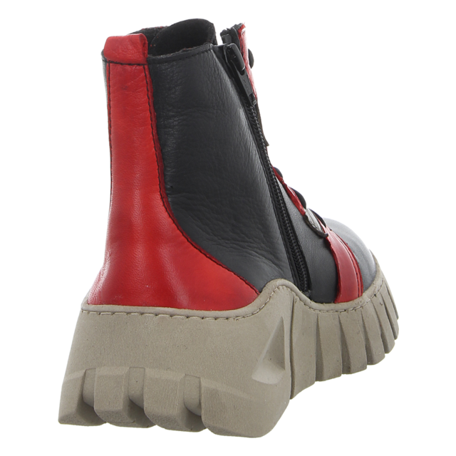 Gemini - 033317-02/956 - 033317-02/956 - schwarz/rot/grn - Stiefeletten