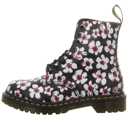 Stiefeletten - Dr. Martens - 1460 Pascal - black+red