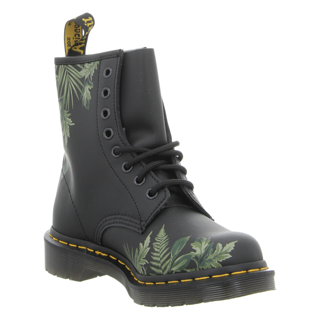 Dr. Martens - 42323001 - 1460 Evergreen - black+green genix - Stiefeletten