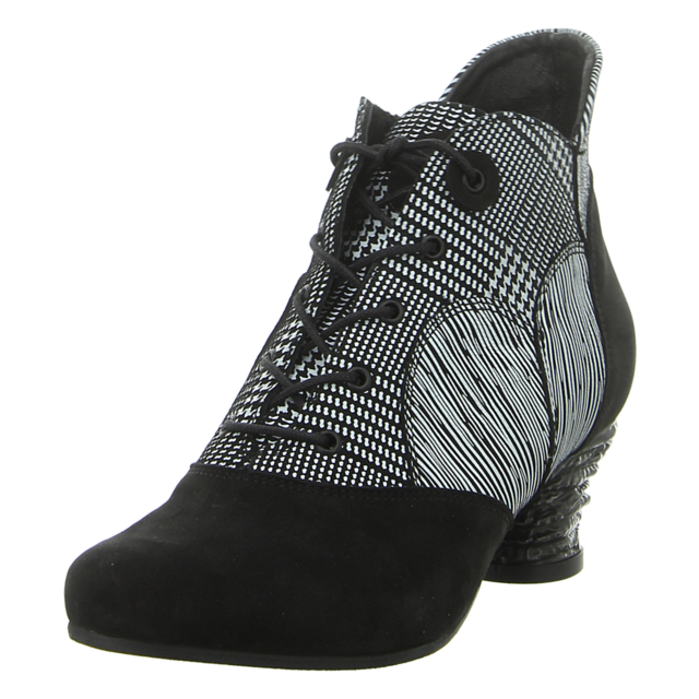 Simen - 3060A SCHWARZ/WEISS - 3060A SCHWARZ/WEISS - schwarz/weiss - Stiefeletten
