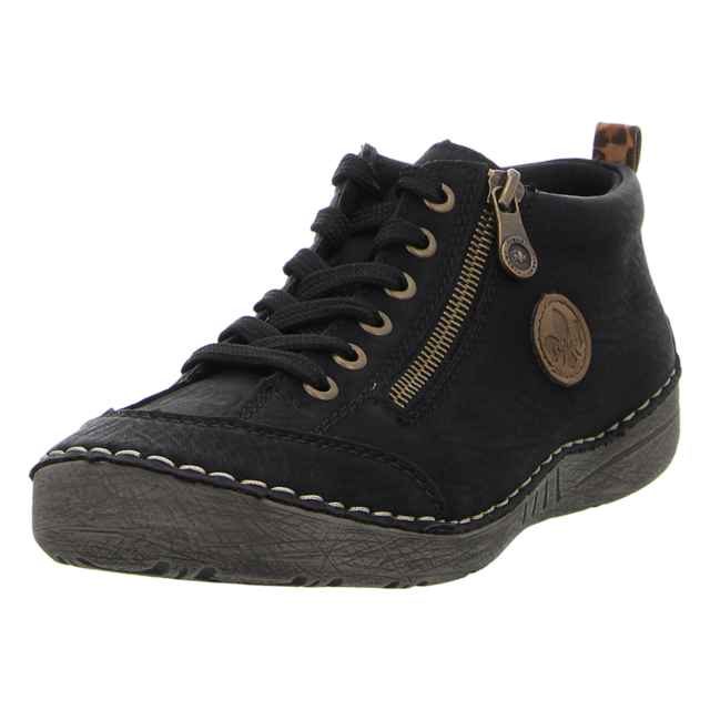 Rieker - 52514-00 - 52514-00 - schwarz - Stiefeletten