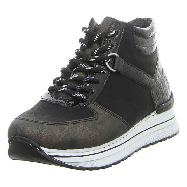 Rieker - N6942-90 - N6942-90 - schwarz - Schnrschuhe