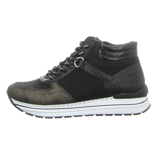 Rieker - N6942-90 - N6942-90 - schwarz - Schnrschuhe