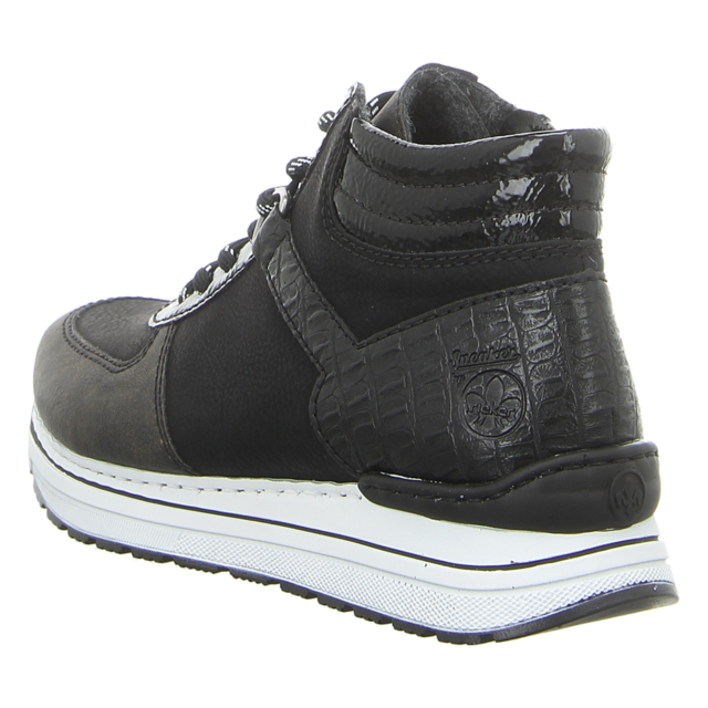 Rieker - N6942-90 - N6942-90 - schwarz - Schnrschuhe