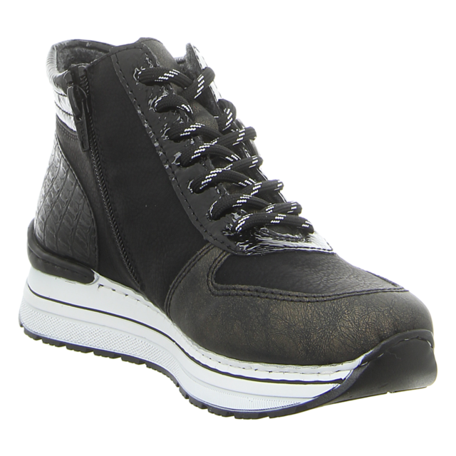 Rieker - N6942-90 - N6942-90 - schwarz - Schnrschuhe