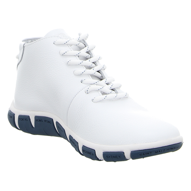 TBS - JUHAYNA-F7187 - Juhayna - extra blanc + baltique - Schnrschuhe