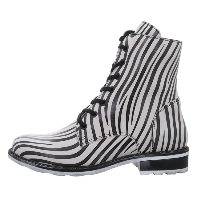 Simen - 8561A WEISS SCHWARZ - 8561A WEISS SCHWARZ - weiss schwarz - Stiefeletten