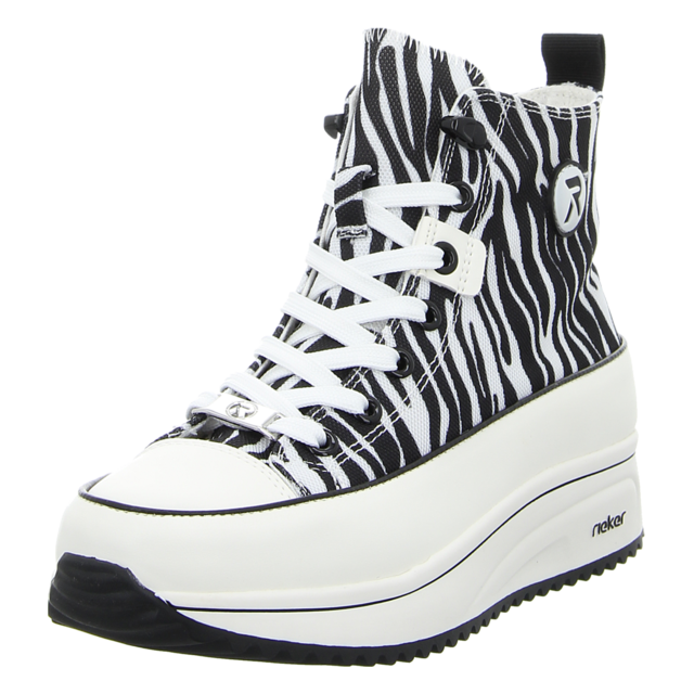 Rieker - 90010-80 - 90010-80 - weiss kombi - Stiefeletten