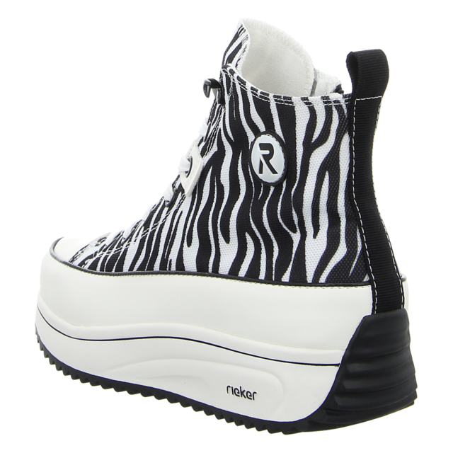 Rieker - 90010-80 - 90010-80 - weiss kombi - Stiefeletten