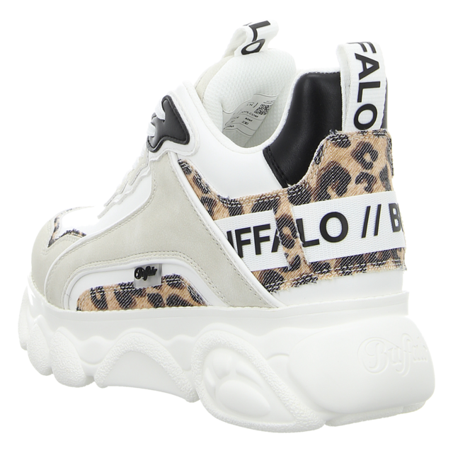 Buffalo - 1636680 - CLD Chai - white/beige/leo - Sneaker
