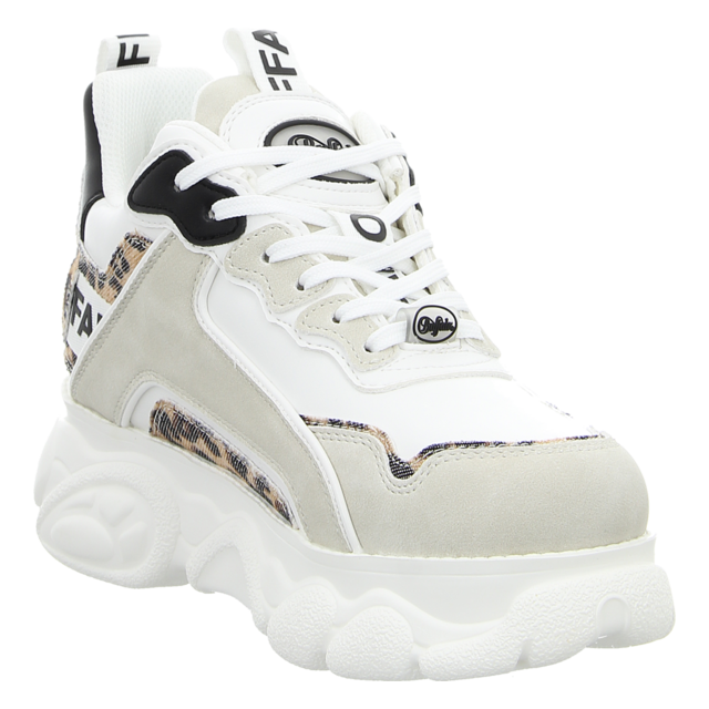Buffalo - 1636680 - CLD Chai - white/beige/leo - Sneaker