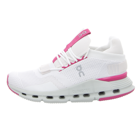 Sneaker - ON - Cloudnova - undyed-white/carnation