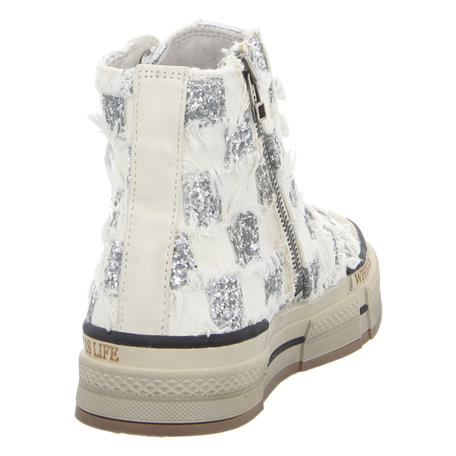 Rebecca White - X51-7 SQUARE FEBRIC WHITE - X51-7 SQUARE FEBRIC WHITE - square febric white - Sneaker