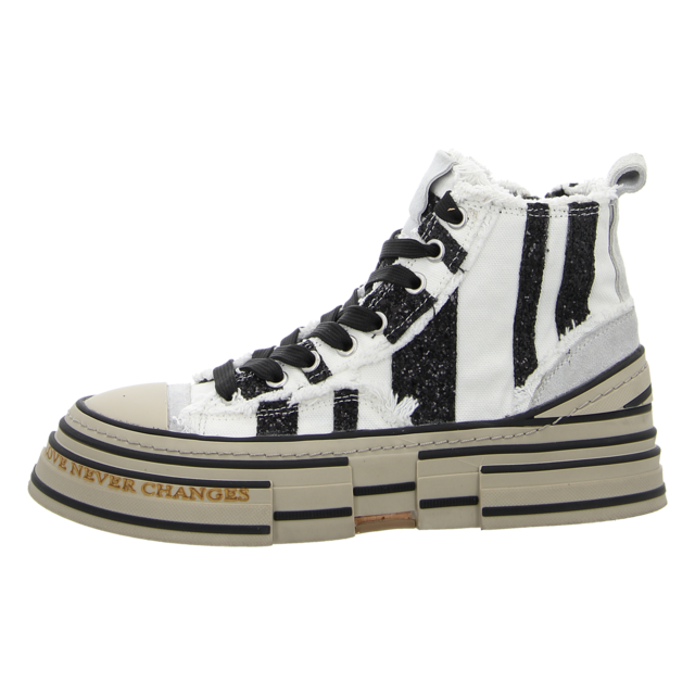 Rebecca White - V02L-5B NAVY WHITE + GLITTER BLACK - V02L-5B NAVY WHITE + GLITTER BLACK - navy white + glitterblack - Sneaker