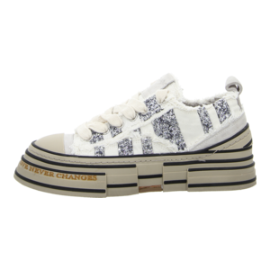 Sneaker - Rebecca White - white + glitter grey