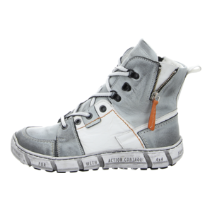 Stiefeletten - Krisbut - grau-kombi