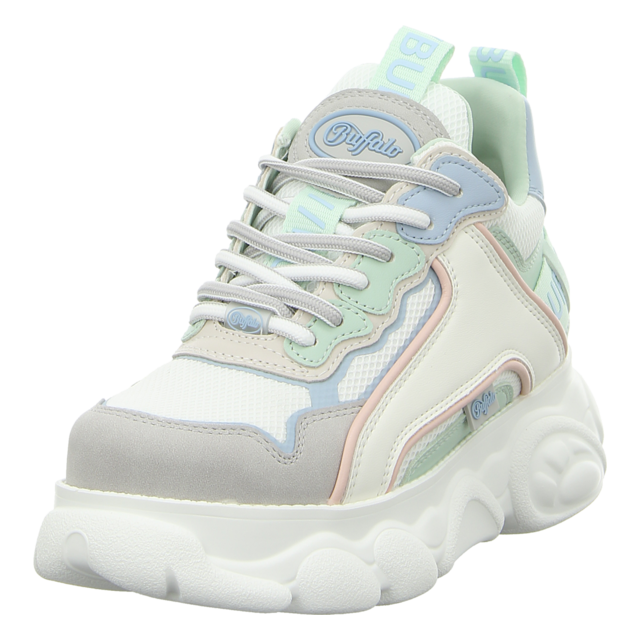 Buffalo - 163087/1 - CLD Chai - grey pastel multi - Schnrschuhe