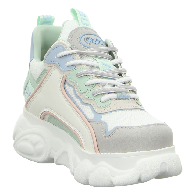 Buffalo - 163087/1 - CLD Chai - grey pastel multi - Schnrschuhe