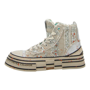 Sneaker - Rebecca White - glitter platine