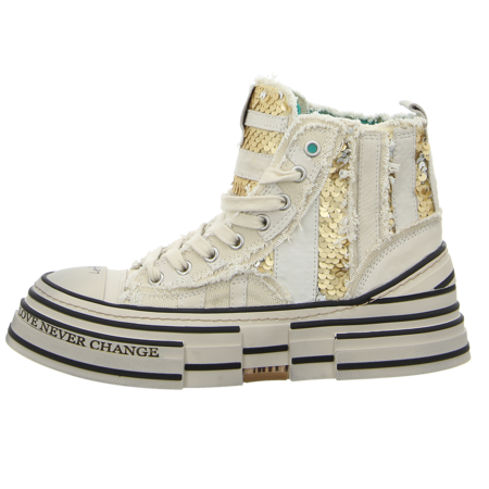 Sneaker - Rebecca White - platine