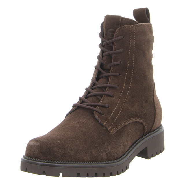 Tamaris - 1-25402-43-347 - 1-25402-43-347 - mocca suede - Stiefeletten