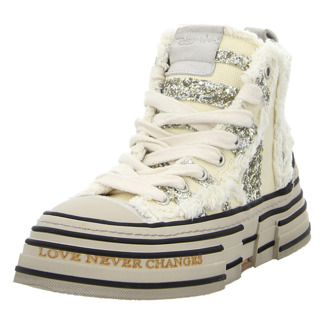Rebecca White - W16-8A GLITTER PLATINE - W16-8A GLITTER PLATINE - glitter platine - Stiefeletten