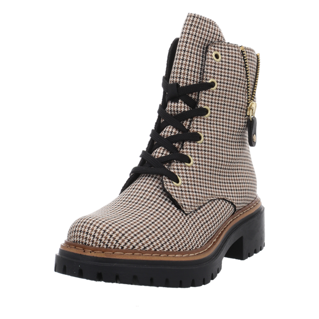 Rieker - 72617-60 - 72617-60 - beige-schwarz/schwarz - Stiefeletten