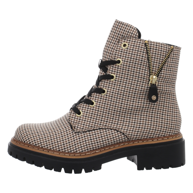 Rieker - 72617-60 - 72617-60 - beige-schwarz/schwarz - Stiefeletten